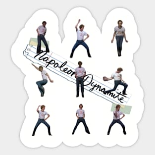 Napoleon Dynamite Dance Skit Sticker